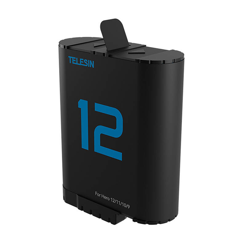 TELESIN lithium battery for GoPro Hero 12/11/10/9 (blue) - Image 4