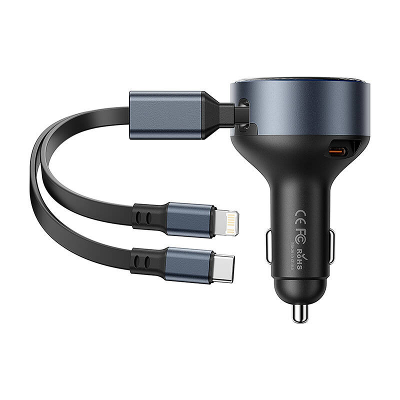 Vention FFOB0 USB-C car charger + USB-C/Lightning 30W cable - Image 3