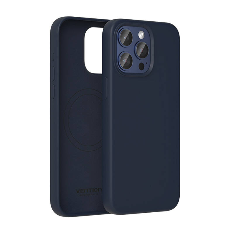 Vention KUFL0-30 Silicone Case for iPhone 15 Pro (blue) - Image 3