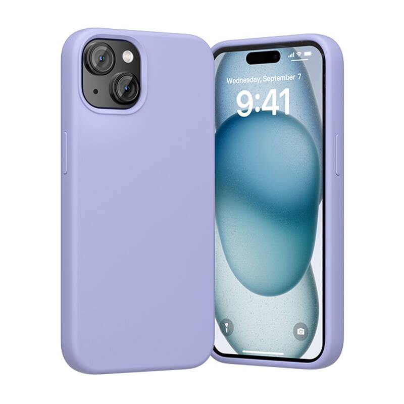 Vention KUFV0-20 Silicone Case for iPhone 15 Plus (purple) - Image 3