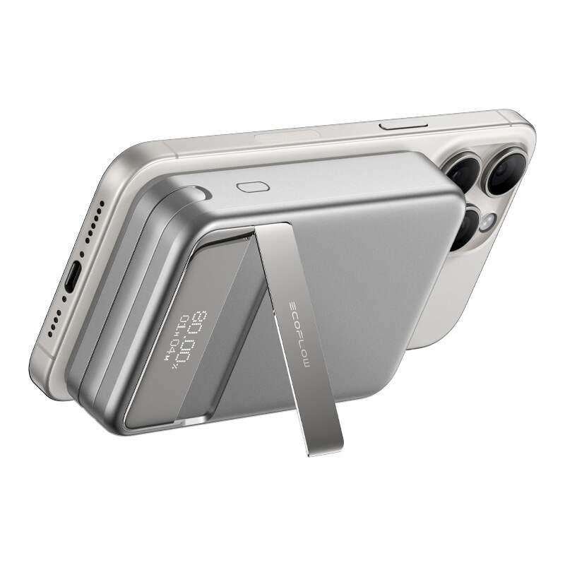 EcoFlow RAPID magnetic powerbank, 10000mAh, (silver). - Image 3