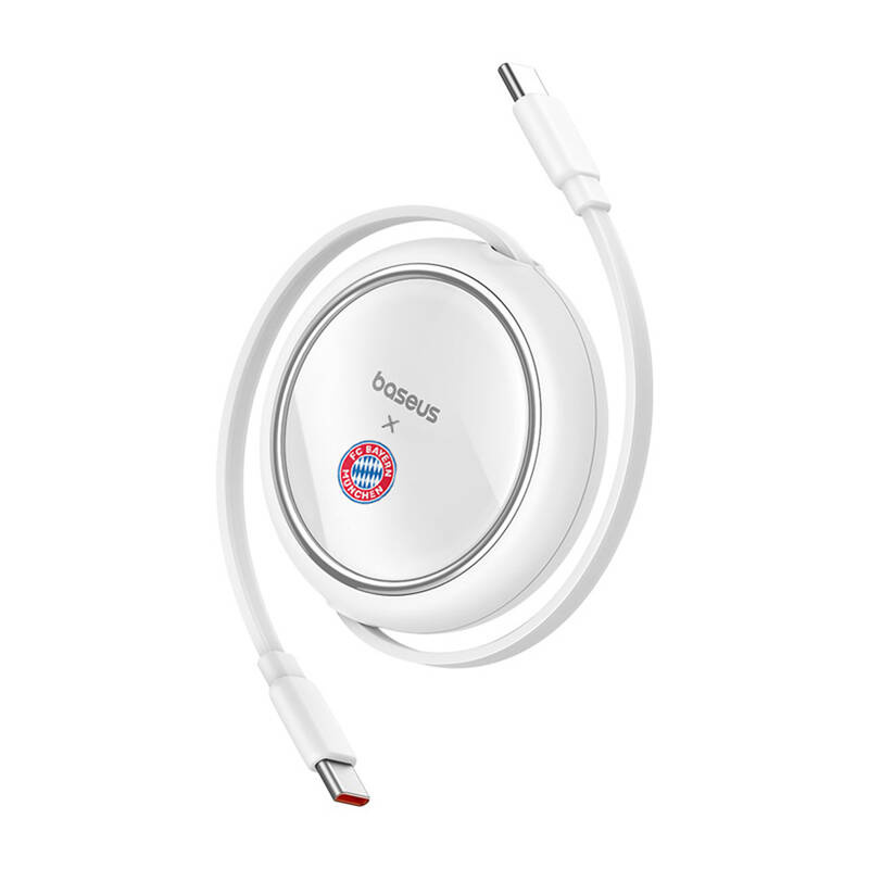 Baseus USB-C to USB-C 100W Charging Cable (White) Bayern Edition - Image 4