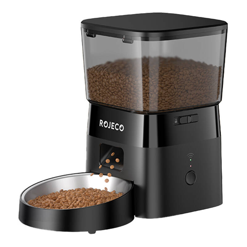 Rojeco 2L Automatic Pet Feeder WiFi Version (black) - Image 3