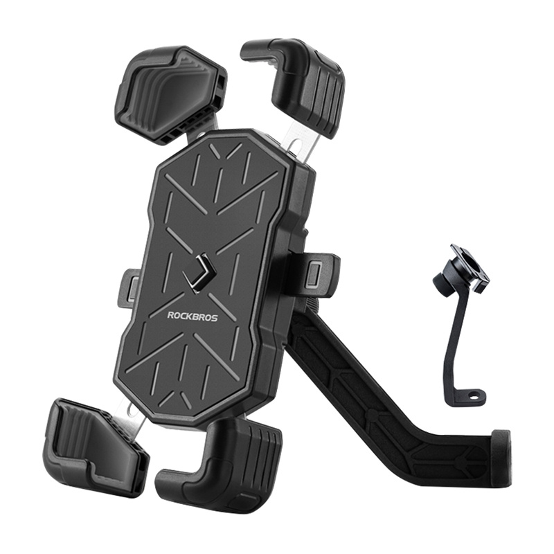 Rockbros HW-117 Bicycle Phone Holder (Black-Gray)