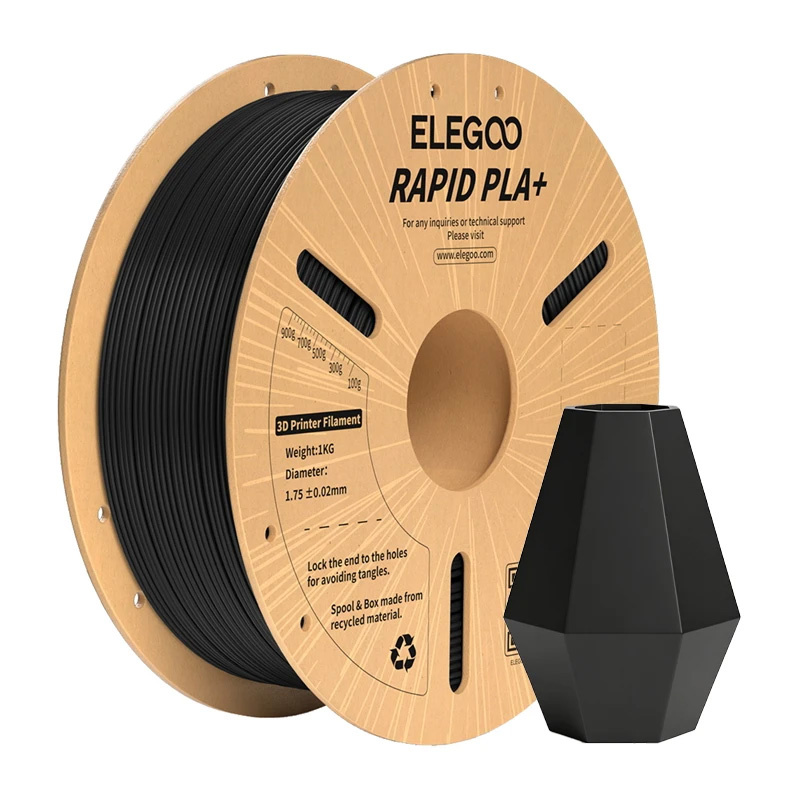 ELEGOO Rapid PLA+ Filament (Black) - Image 3