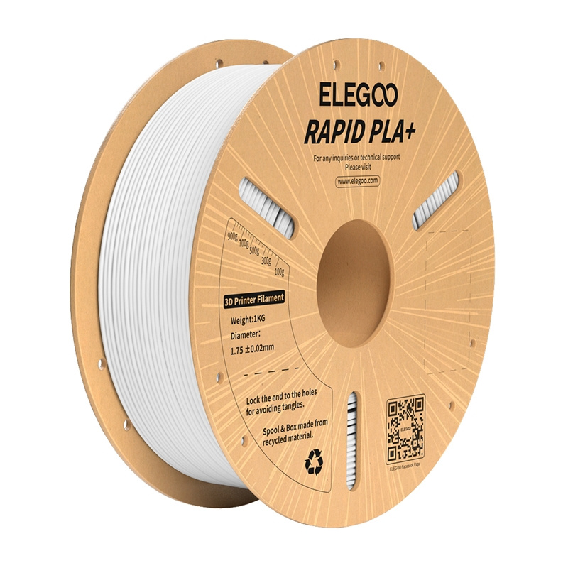 ELEGOO Rapid PLA+ Filament (White)