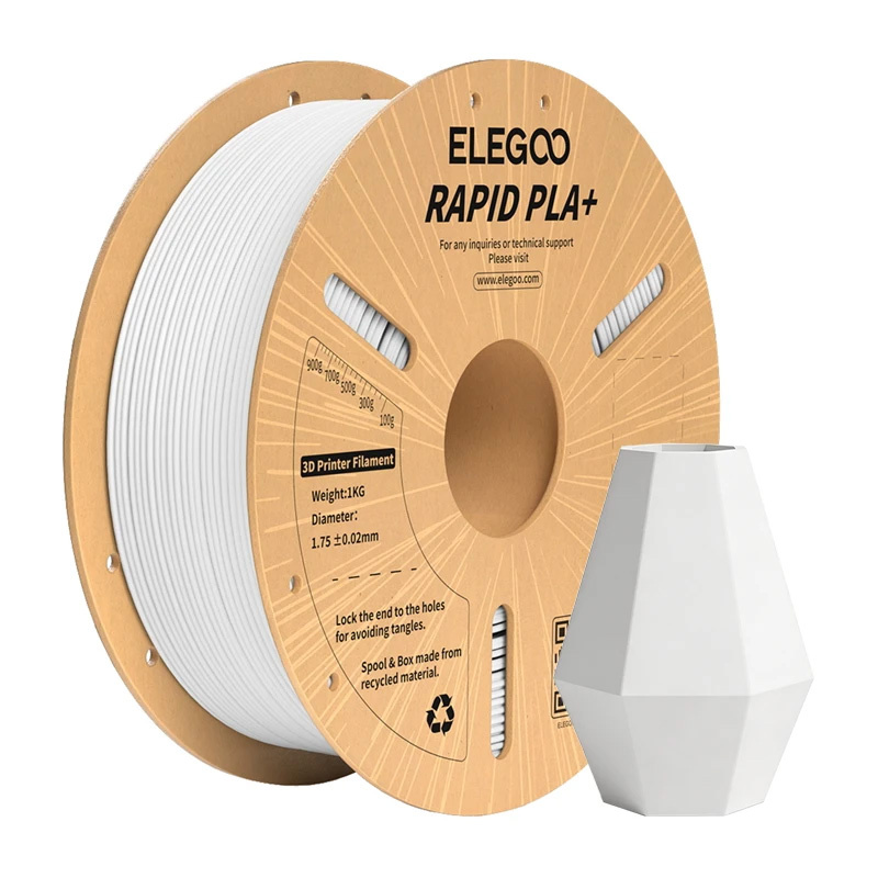 ELEGOO Rapid PLA+ Filament (White) - Image 3