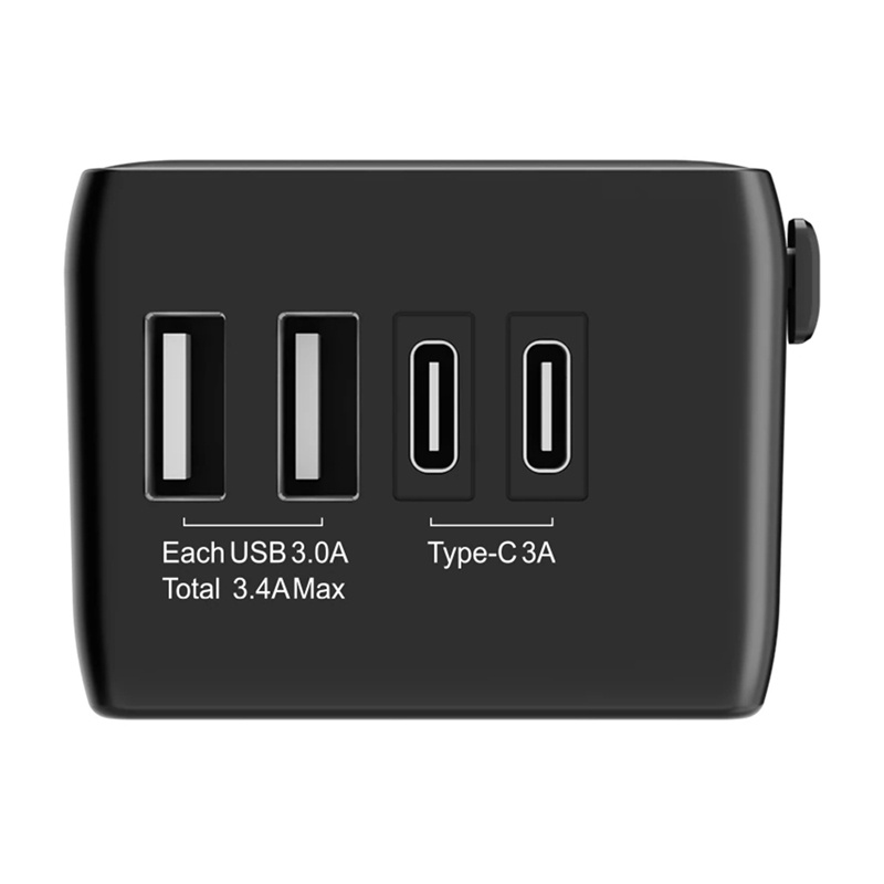 Blitzwolf BW-TA1 4-in-1 Travel Adapter 2xUSB + C + PD 20W - Image 4