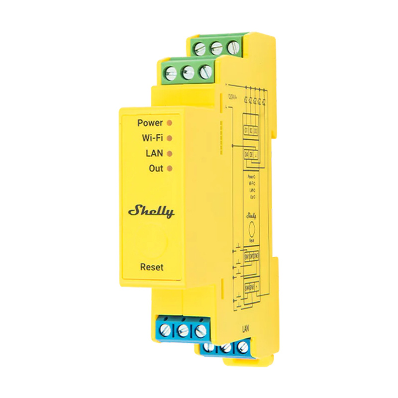 Shelly RGBWW Pro WiFi 5-Channel DIN Rail Lighting Controller