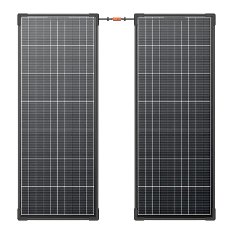 Set of 2x EcoFlow 130W photovoltaic panel (rigid construction)