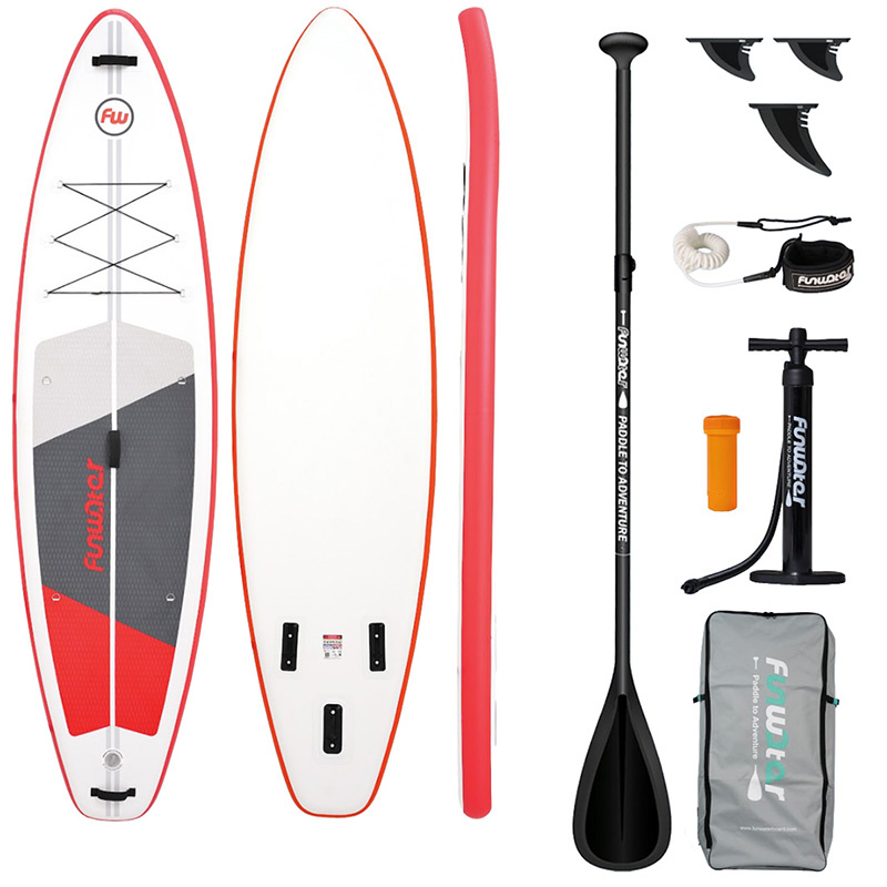 FunWater SUP paddleboard SUPFW69C 3,35m (red-white)