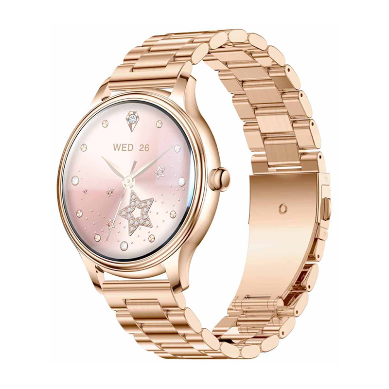 COLMI L28 Smart Watch (Gold + gold steel strap)