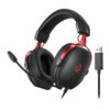 QCY Heroad VN200 Gaming Headphones (Black and Red)