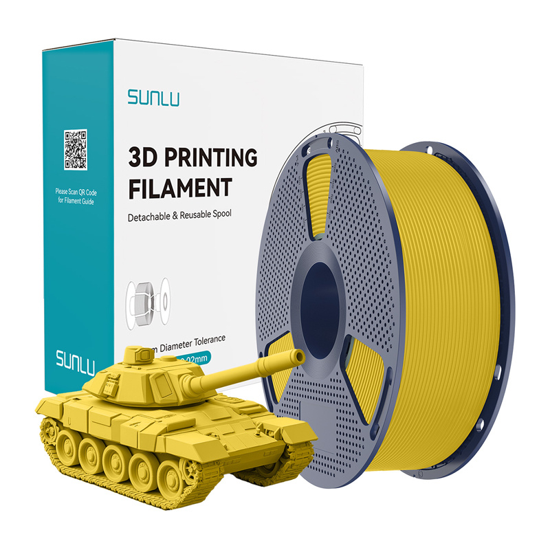 Sunlu PLA+ High-Speed Yellow Filament