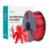 Sunlu PLA+ Filament (Transparent Red)