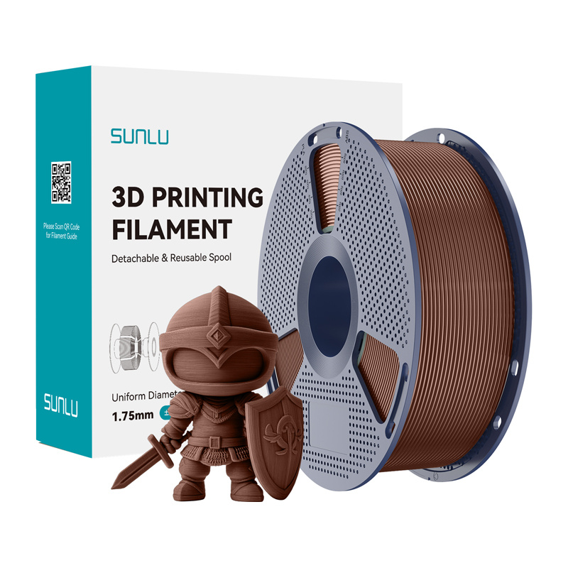 Sunlu PLA+ Filament (Chocolate)