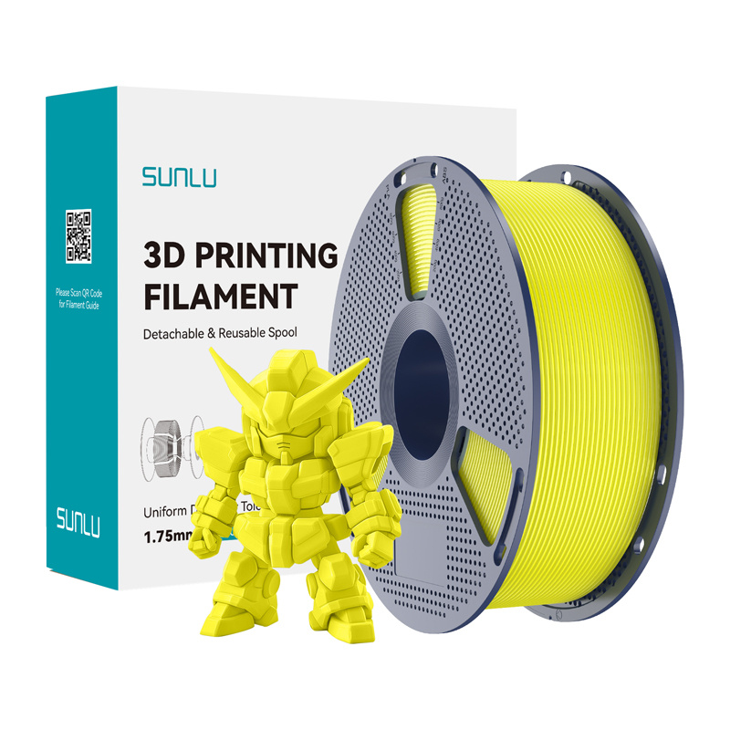 Sunlu PLA+ 2.0 Filament (Yellow)