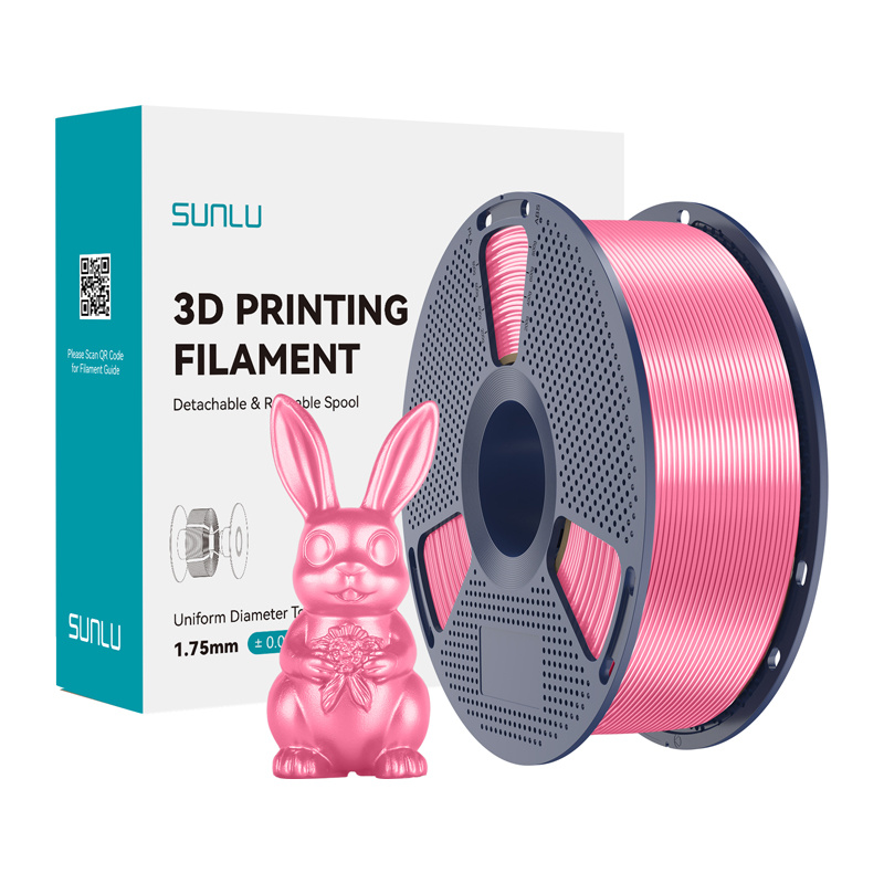 Sunlu PLA+ Silk Filament (Pink)