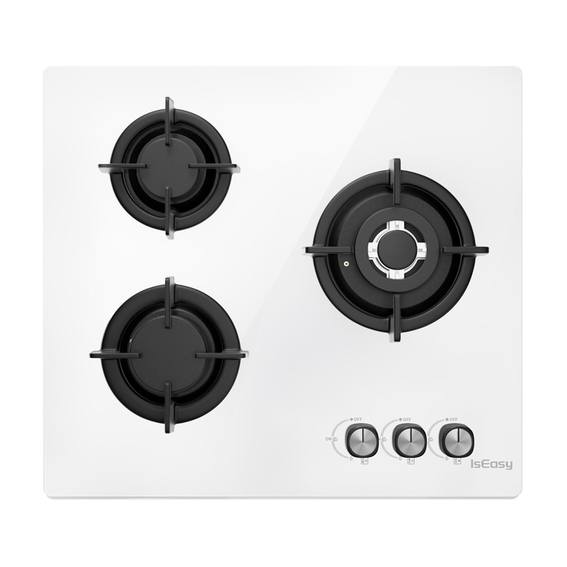 ISEASY MGBG-603 gas hob, 3 burners (white)