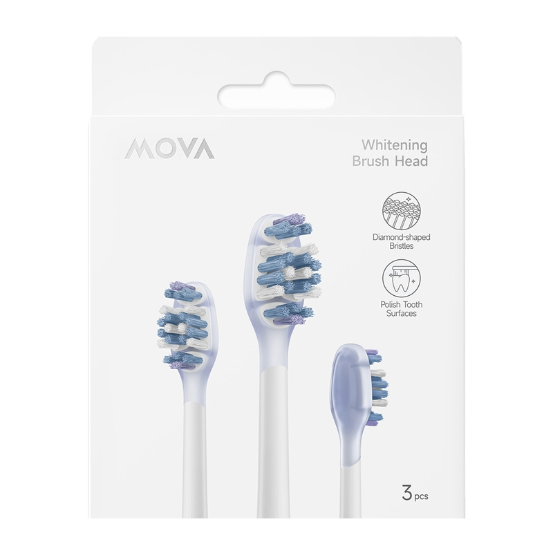Replacement brush heads for the MOVA Fresh 20 and Sensus Fresh 10